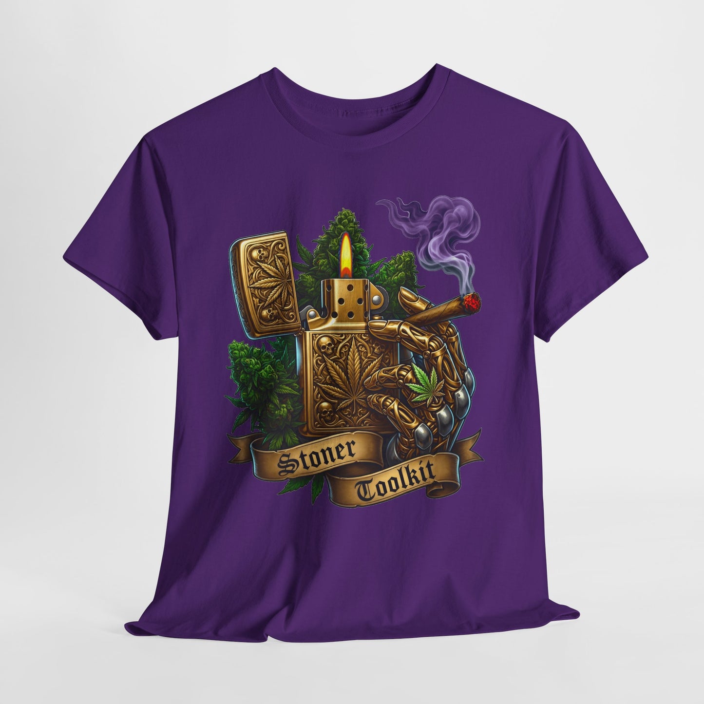 420 Vintage Lighter #1 Unisex Heavy Cotton Tee - 312tshirts 2