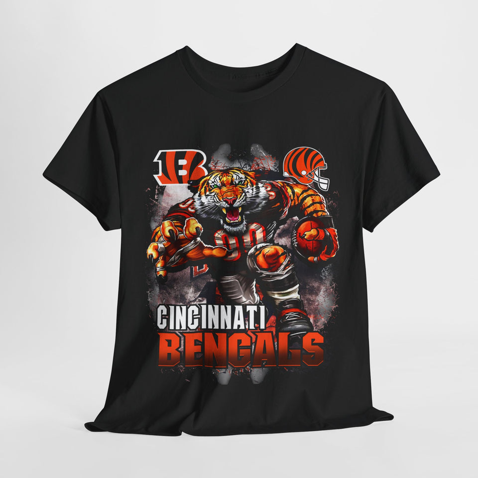 NFL Mascot Cincinnati Unisex Heavy Cotton Tee