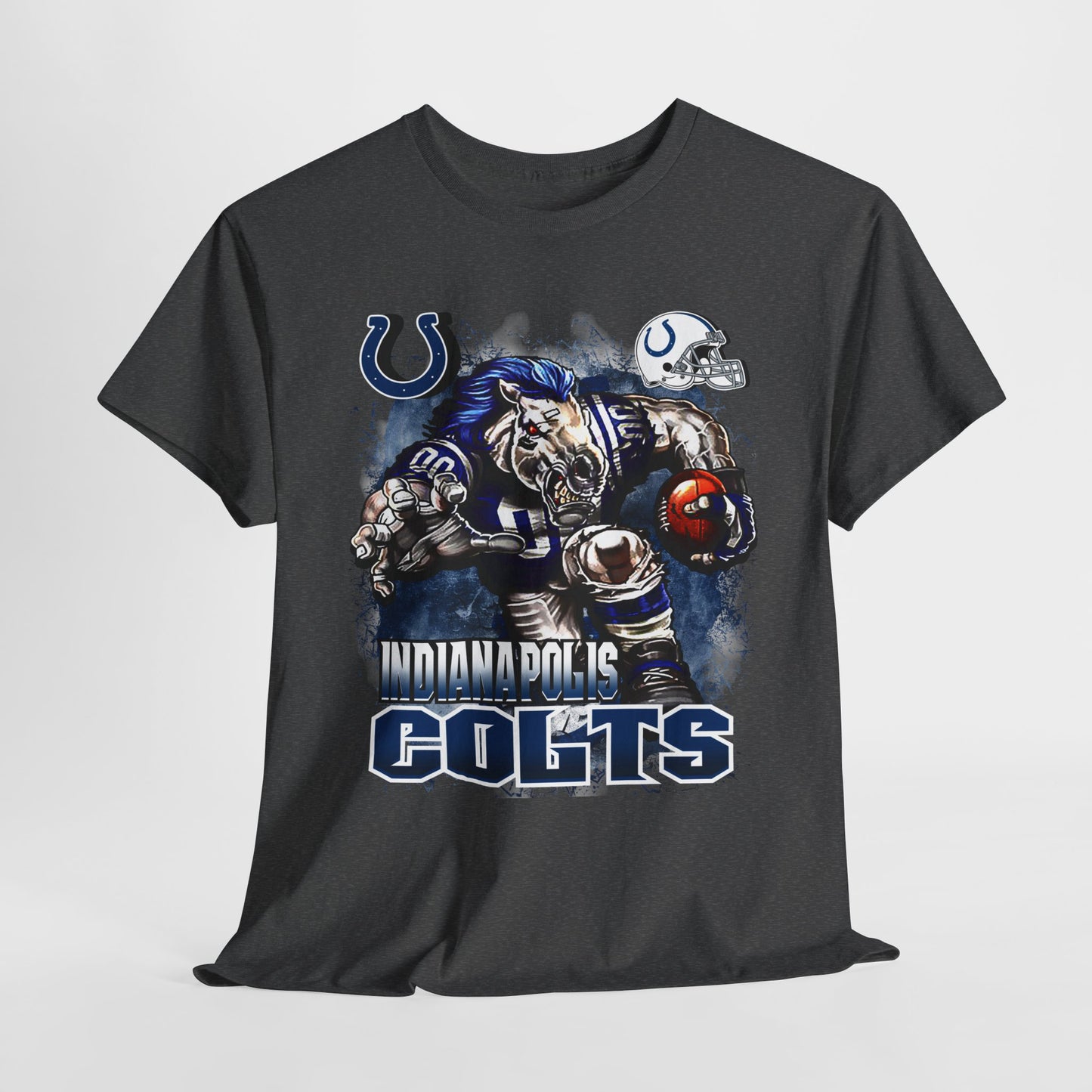 Sports Mascot Indianapolis Colts Unisex Heavy Cotton Tee - 312tshirts 2