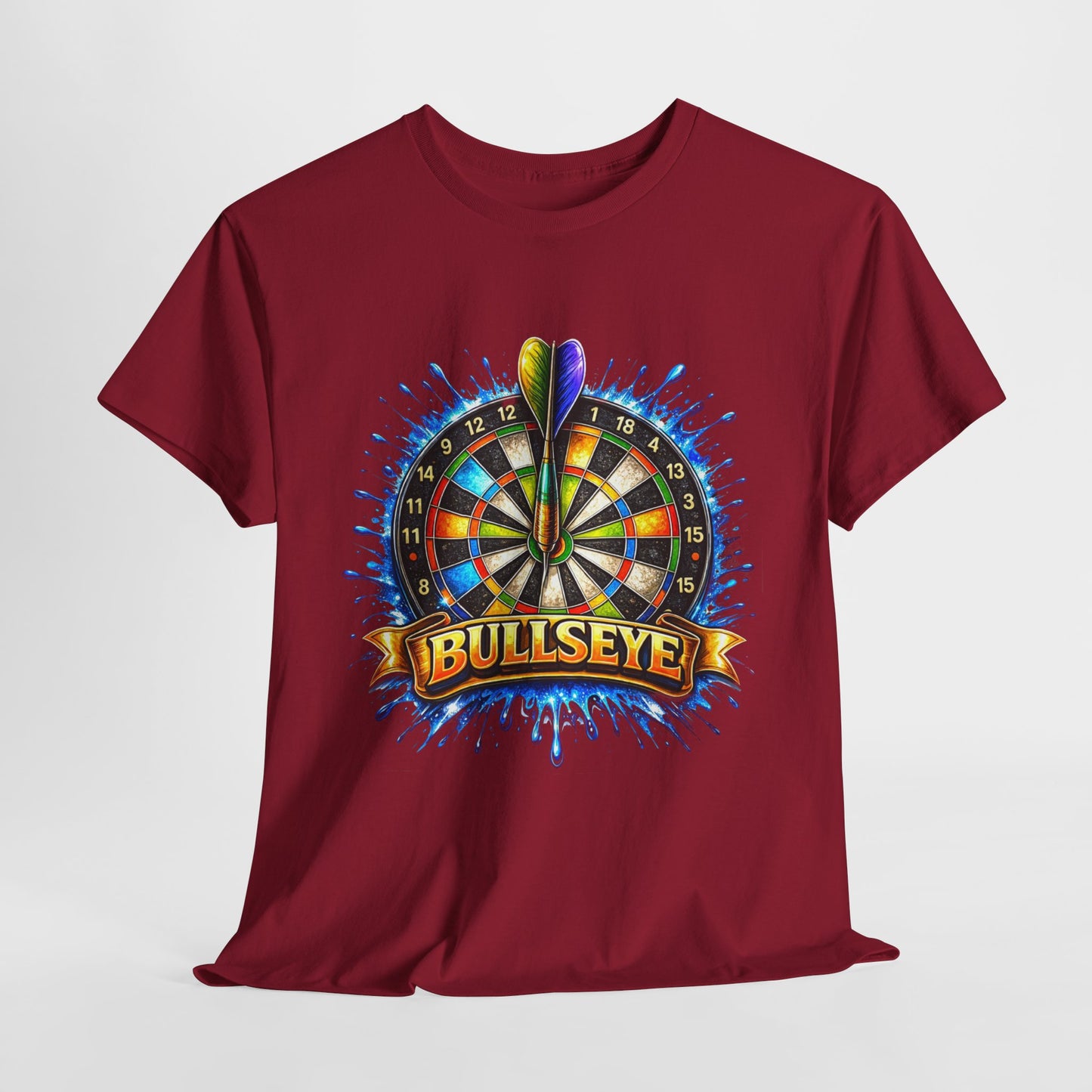 Bullseye Dartboard #1 Unisex Heavy Cotton Tee
