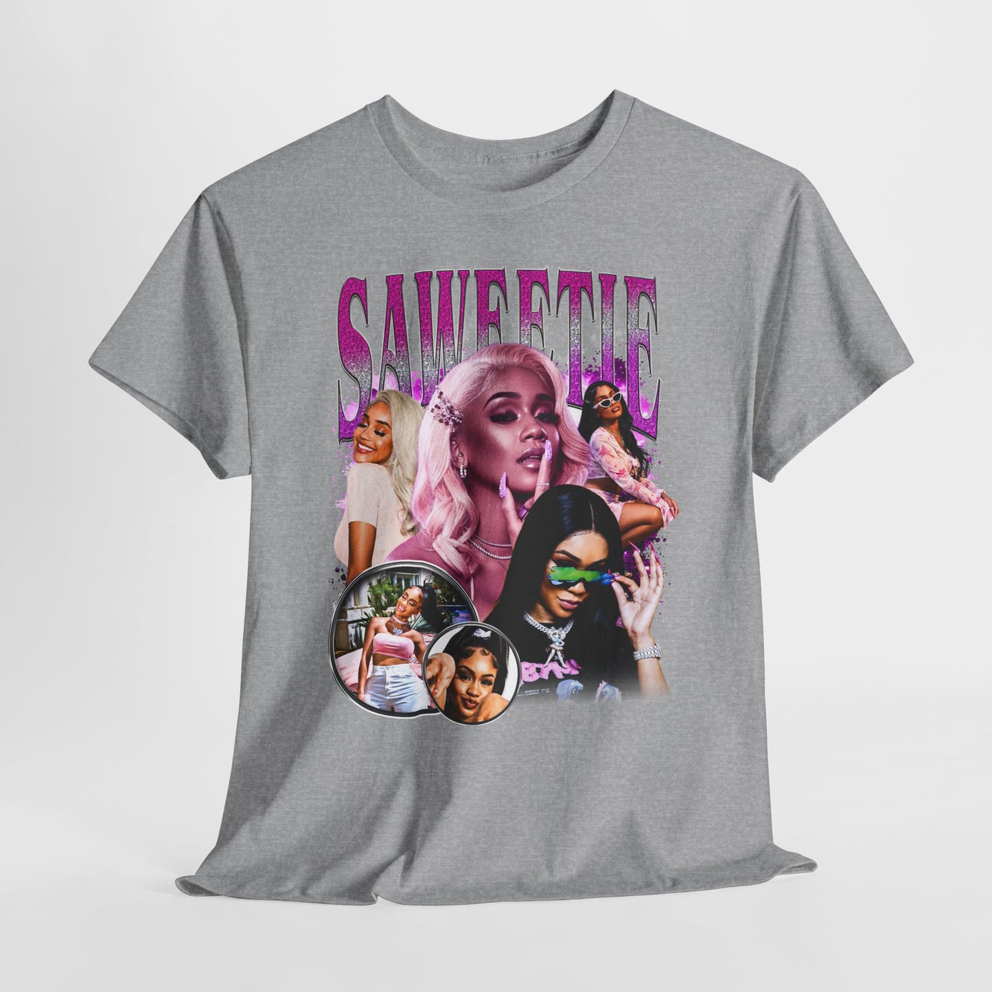 Saweetie 1 Hip-Hop Unisex Heavy Cotton Tee - 312tshirts 2
