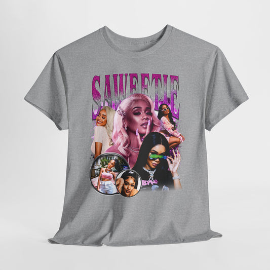 Saweetie 1 Hip-Hop Unisex Heavy Cotton Tee - 312tshirts 2