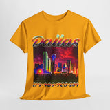 Dallas area codes 1 Unisex Heavy Cotton Tee