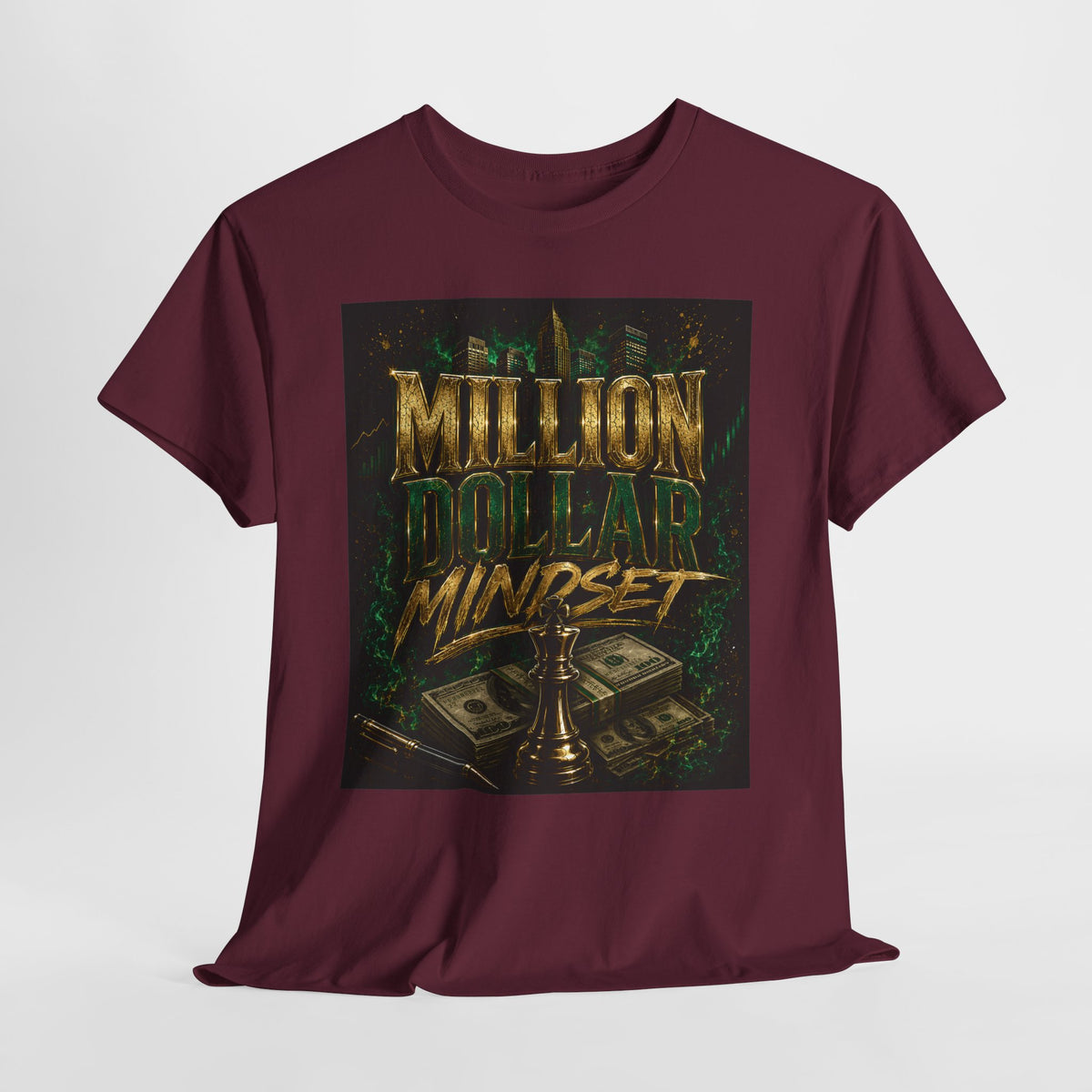 Million Dollar Mindset #1 Unisex Heavy Cotton Tee
