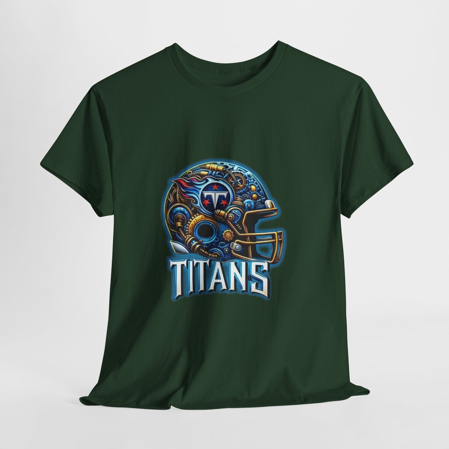 Sports Football Titans Helmet #2 Unisex Heavy Cotton Tee