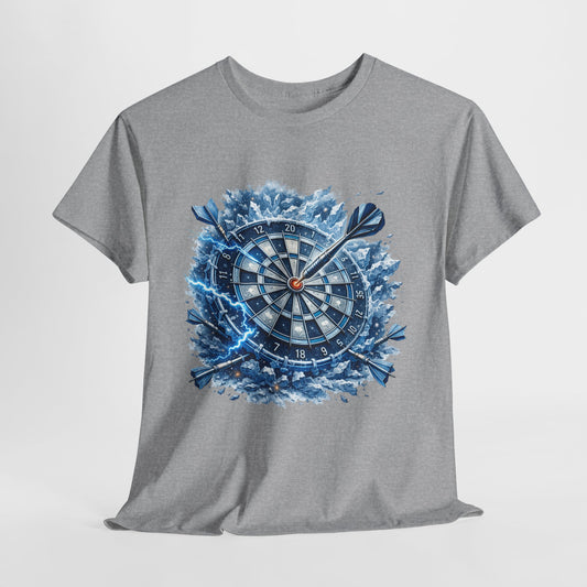 Dartboard Splash T‑Shirt — Bullseye Dart Game Graphic Tee - 312tshirts 2