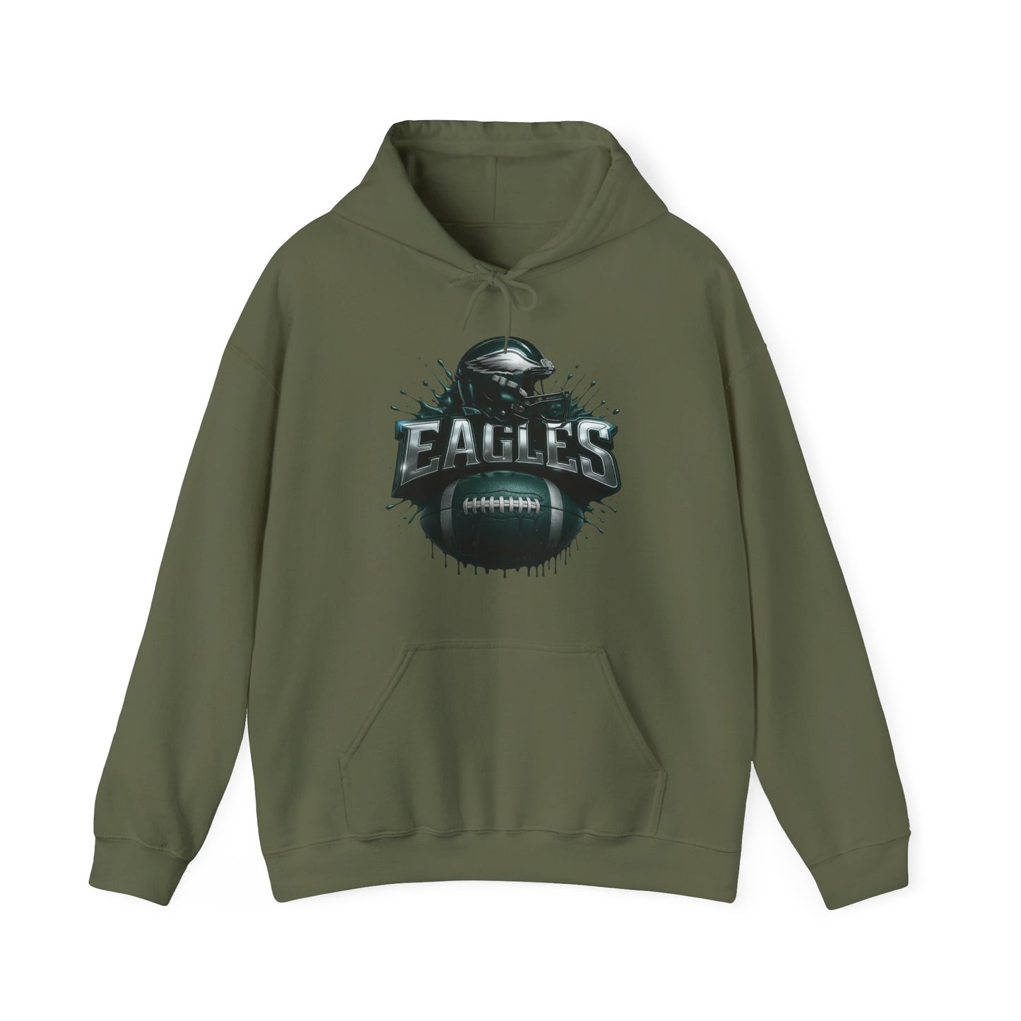 Sports Eagles Football Logo #2 Unisex Heavy Sweatshirt Hoodie