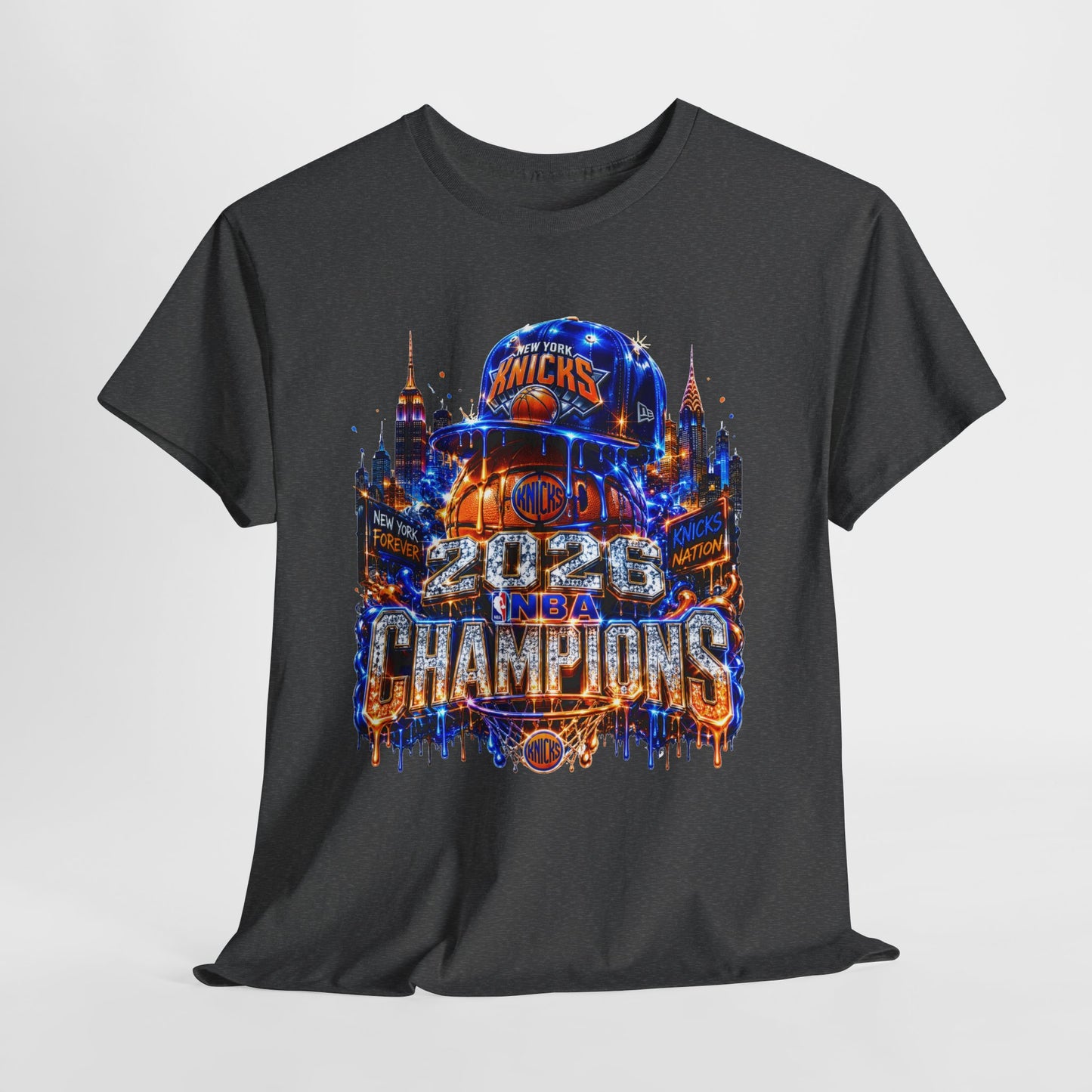 2026 NY Champions Basketball #1 Unisex Heavy Tee