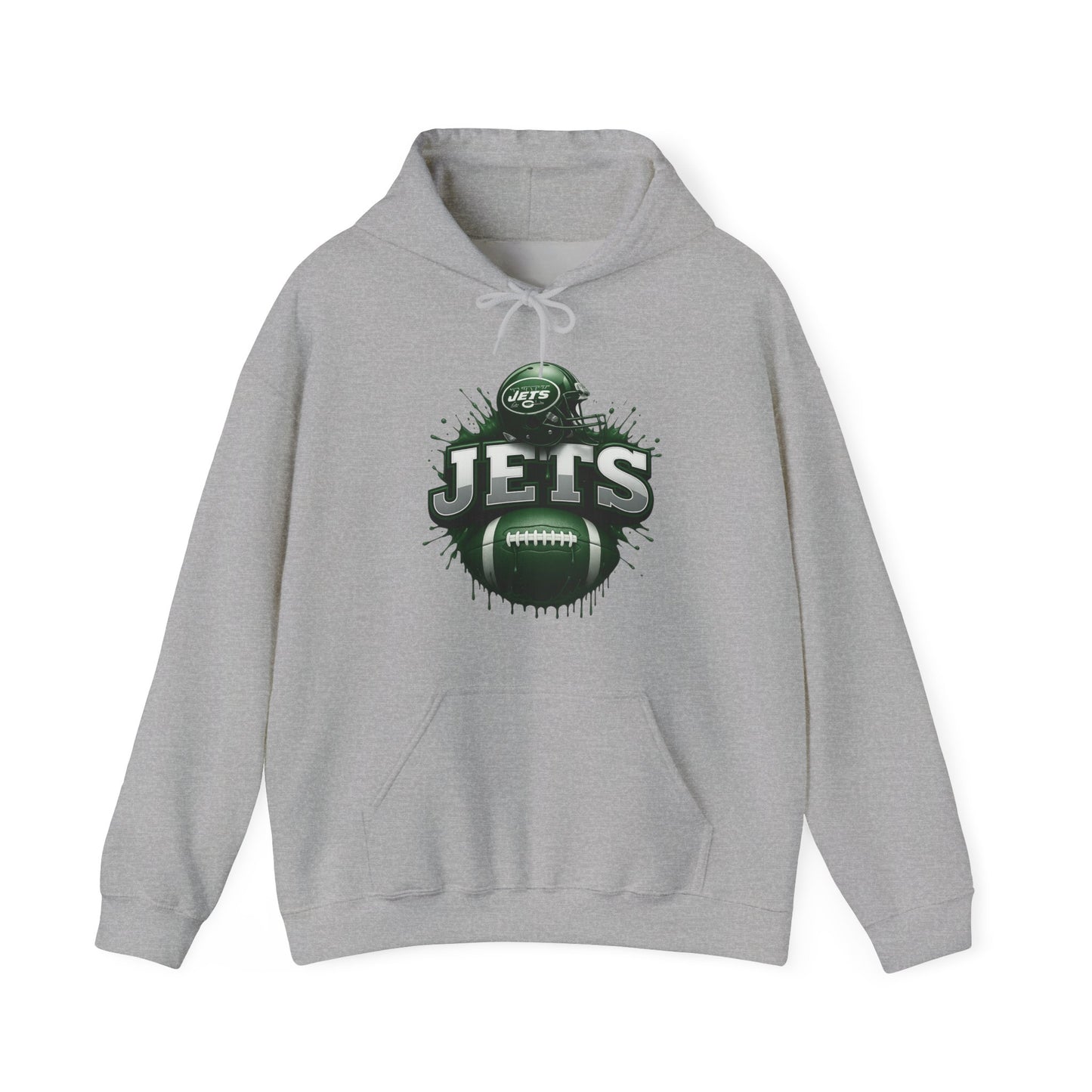 Sports Jets Football Logo #2 Unisex Heavy Sweatshirt Hoodie