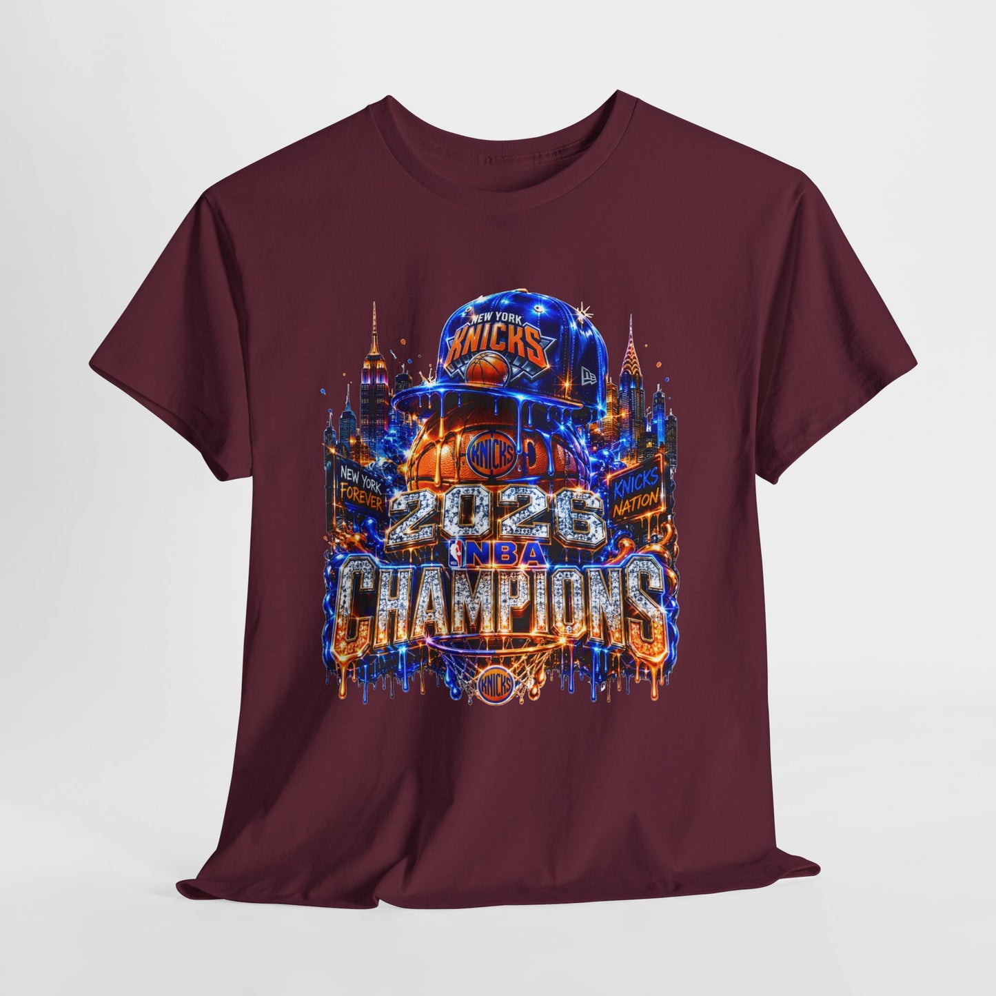 2026 NY Champions Basketball #1 Unisex Heavy Tee