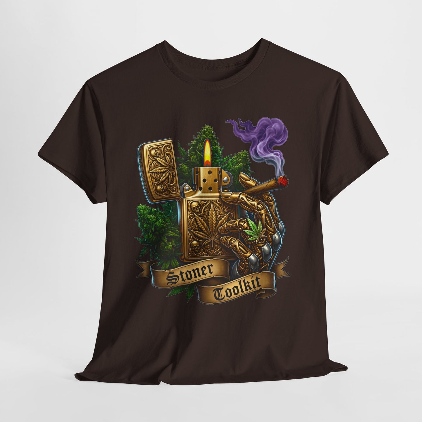 420 Vintage Lighter #1 Unisex Heavy Cotton Tee - 312tshirts 2
