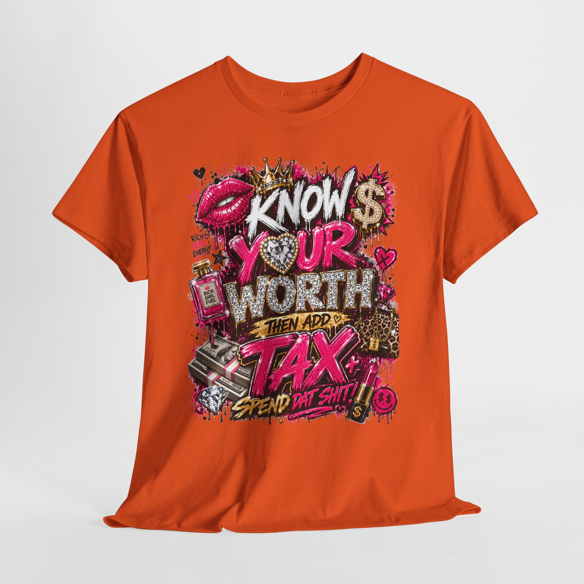 Know Your Worth #1 Unisex Heavy Cotton Tee