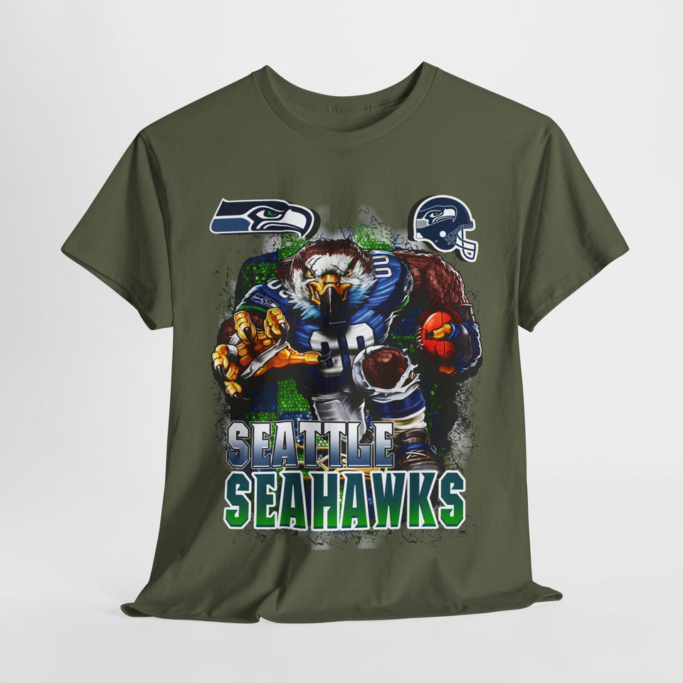 NFL Mascot Seattle Unisex Heavy Cotton Tee