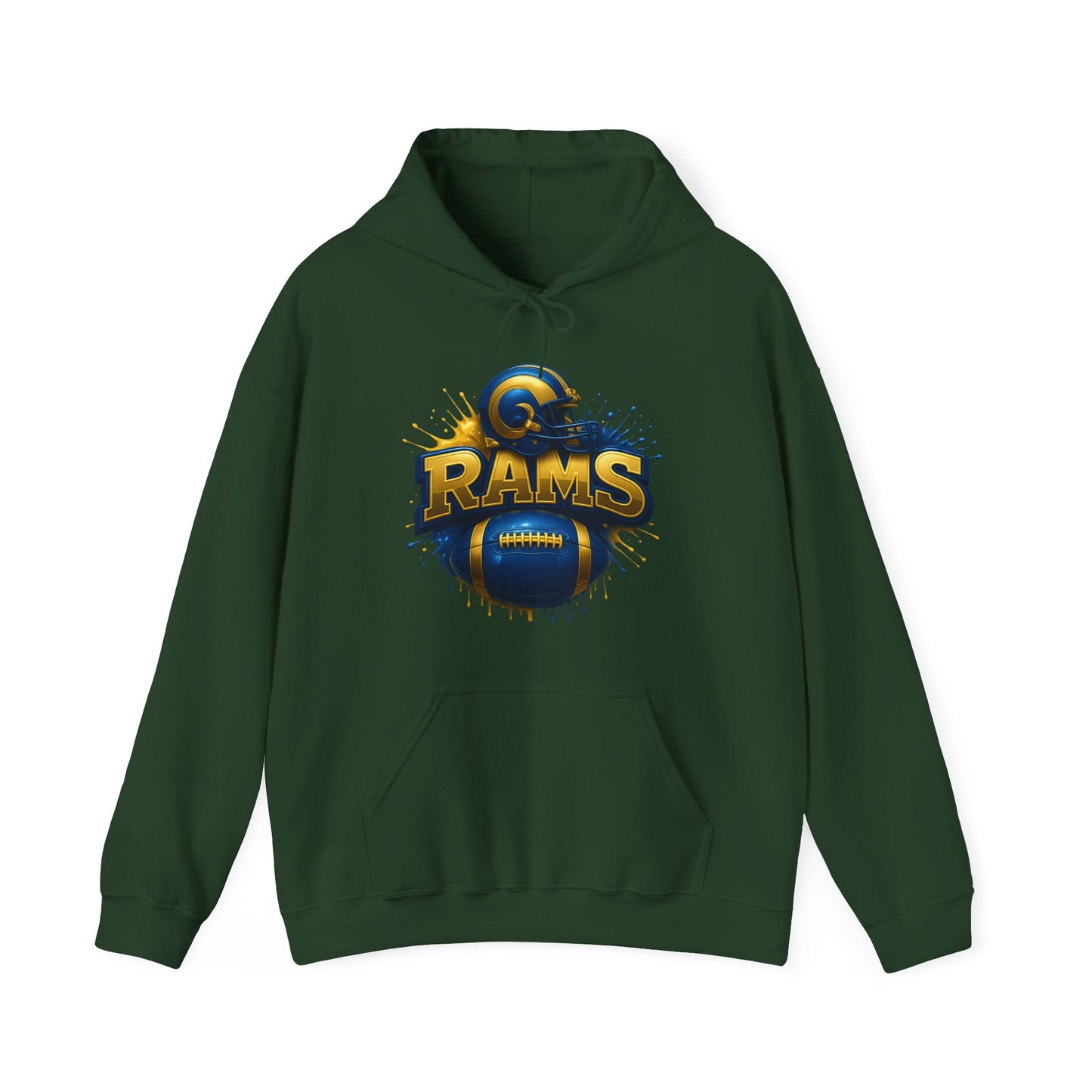 Sports Rams Football Logo #2 Unisex Heavy Sweatshirt Hoodie
