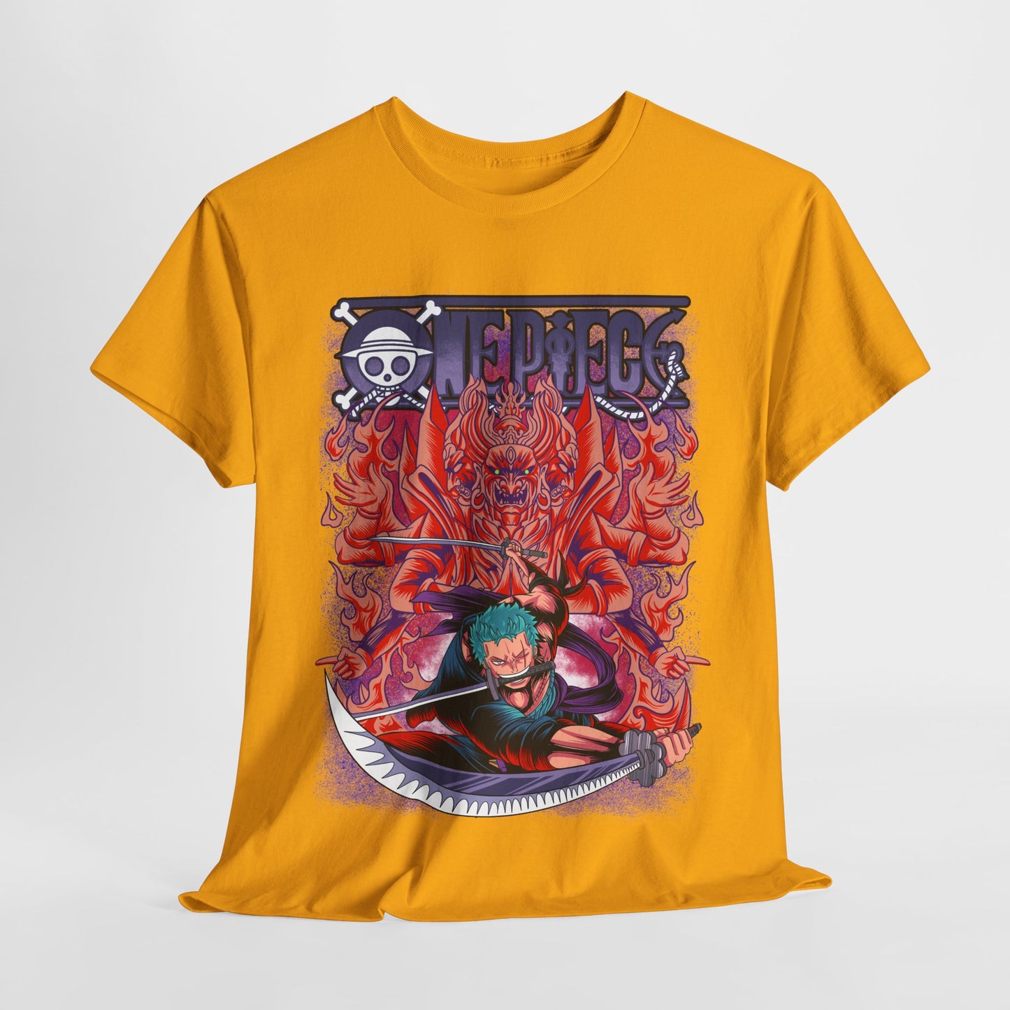 One Piece #4 Unisex Heavy Cotton Tee