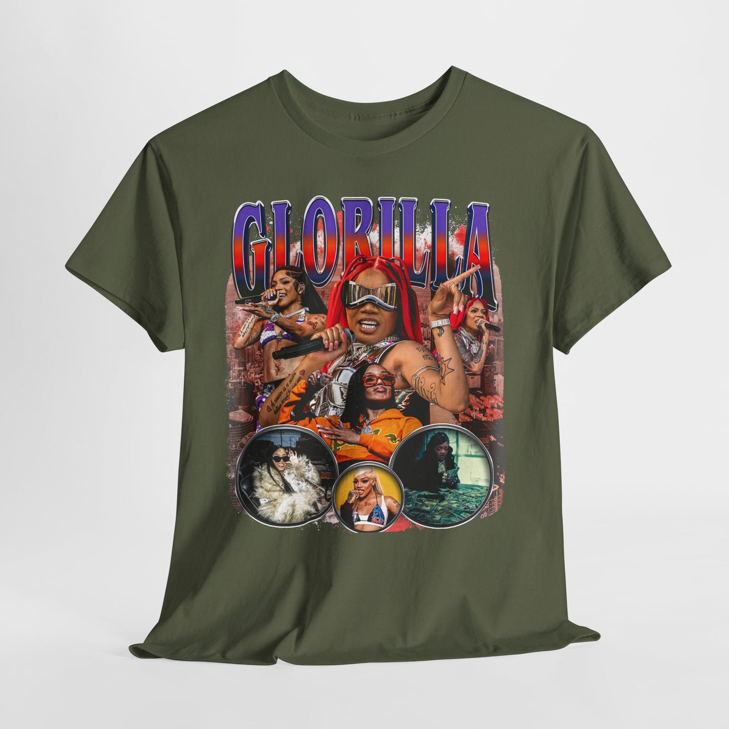 GloRilla 1 Hip-Hop Unisex Heavy Cotton Tee - 312tshirts 2