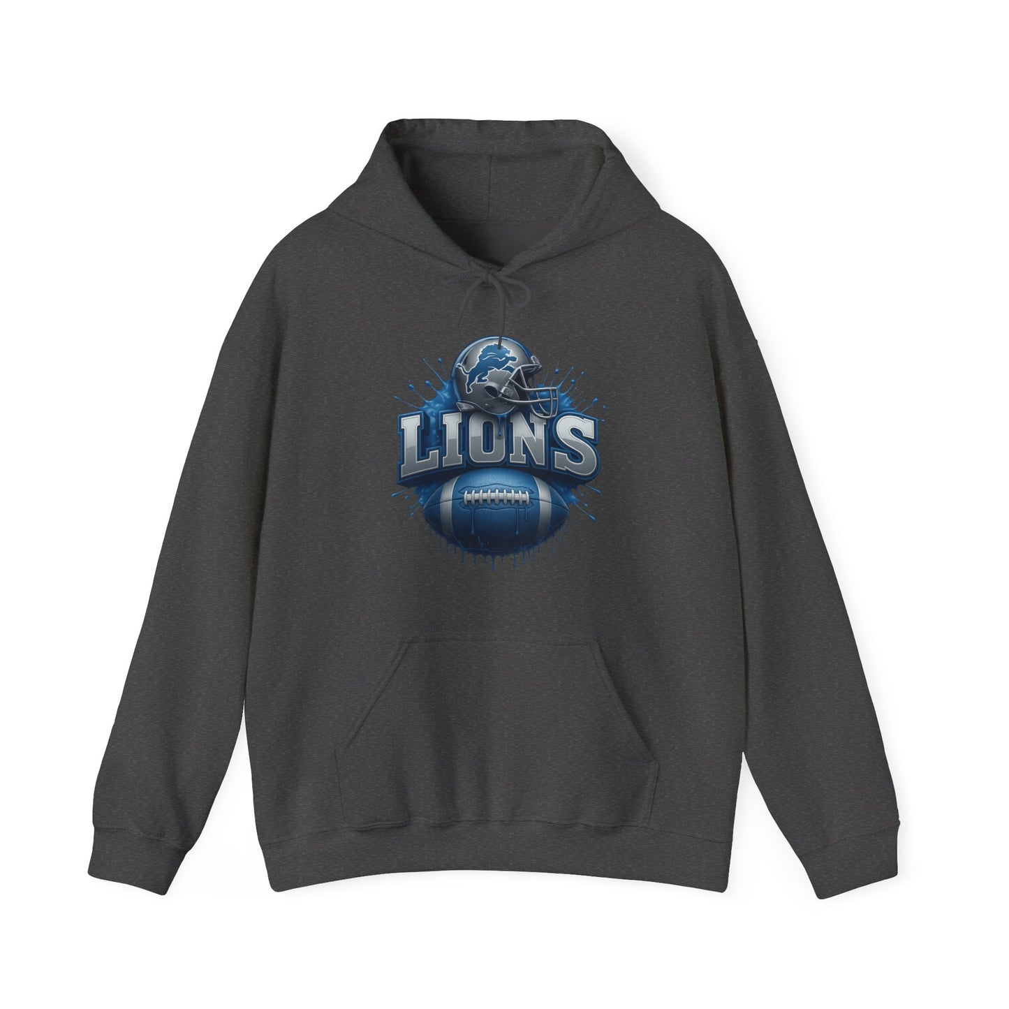 Sports Lions Football Logo #2 Unisex Heavy Sweatshirt Hoodie