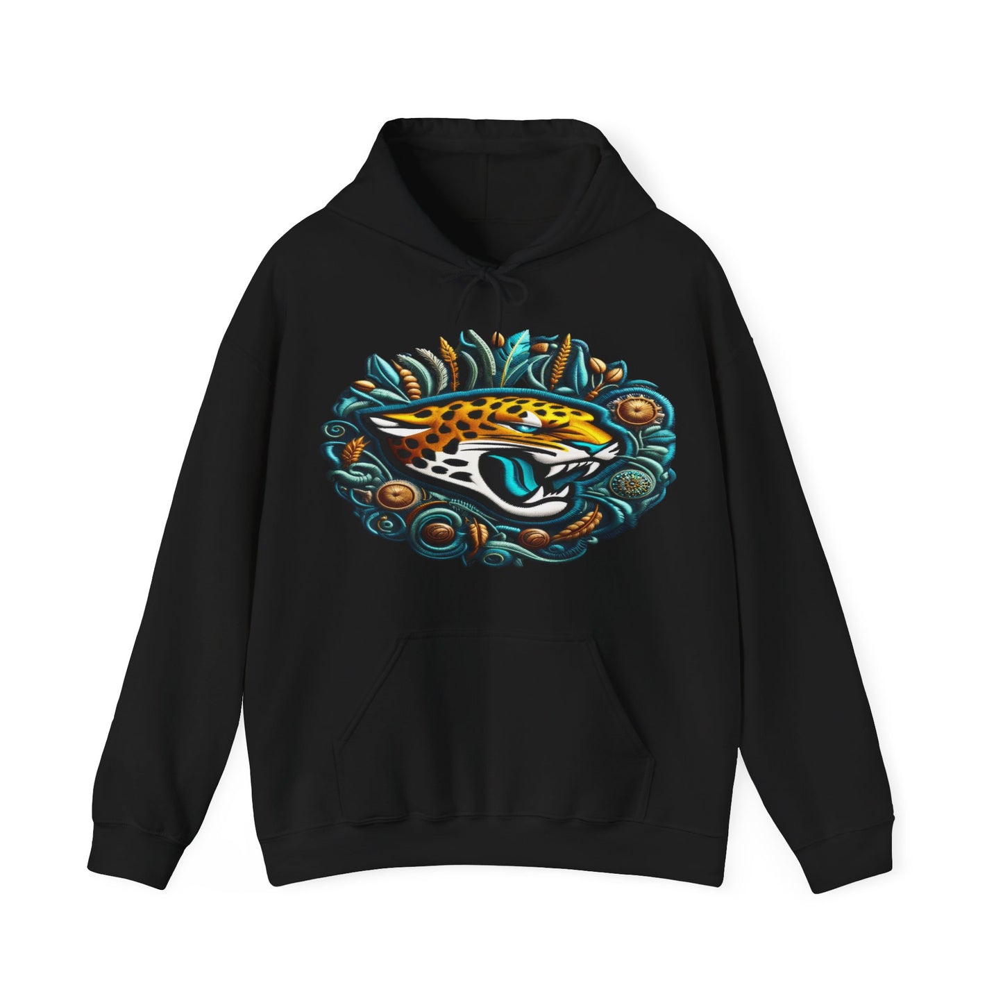 Sports Jaguars Football Logo #1 Unisex Heavy Sweatshirt Hoodie