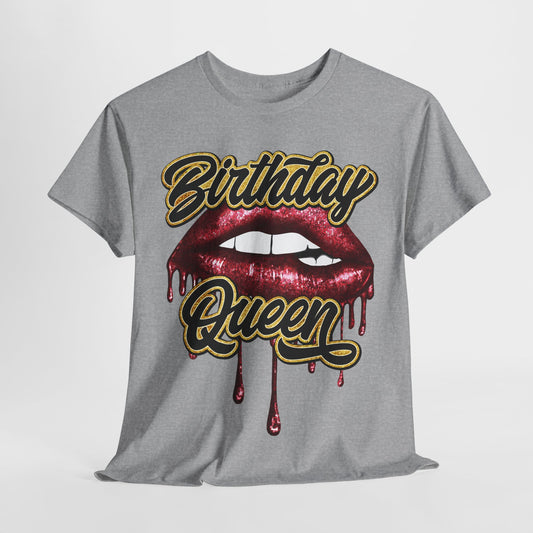 Birthday Red Lips #19 Heavy Cotton Tee - 312tshirts 2