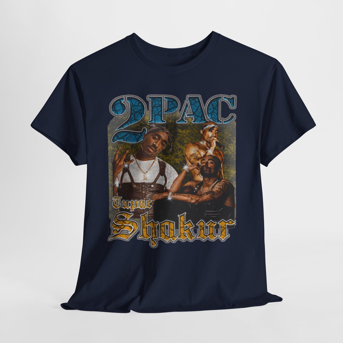 Pac 2 Hip-Hop Unisex Heavy Cotton Tee - 312tshirts 2