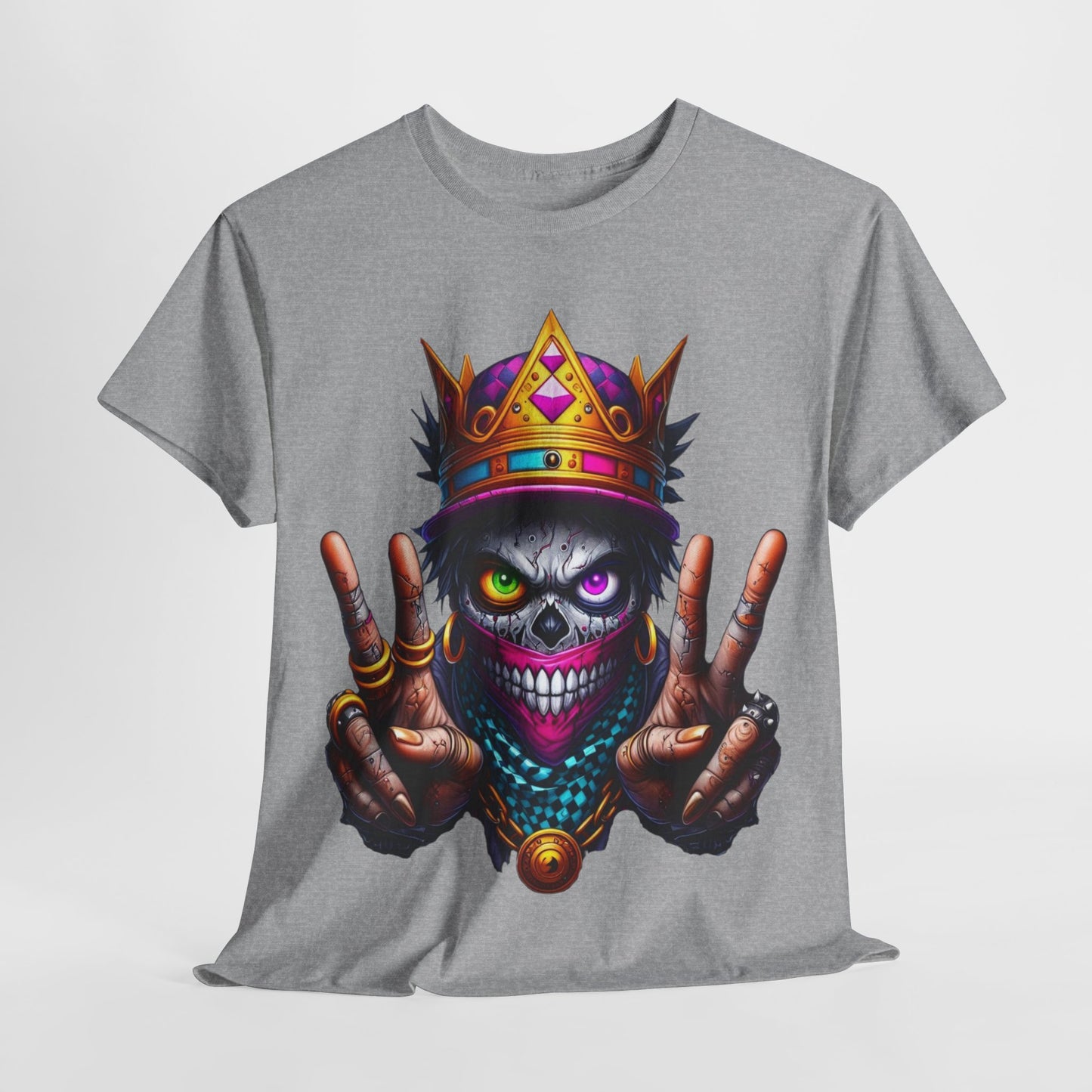 Skull Crown King Unisex Heavy Cotton Tee - 312tshirts 2