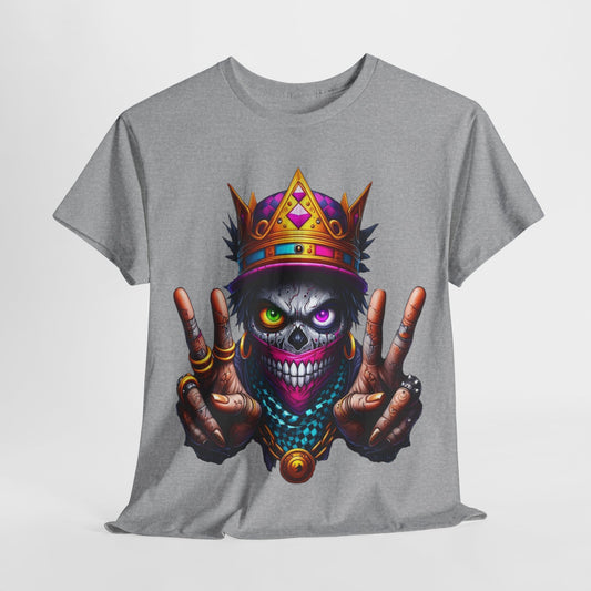 Skull Crown King Unisex Heavy Cotton Tee - 312tshirts 2