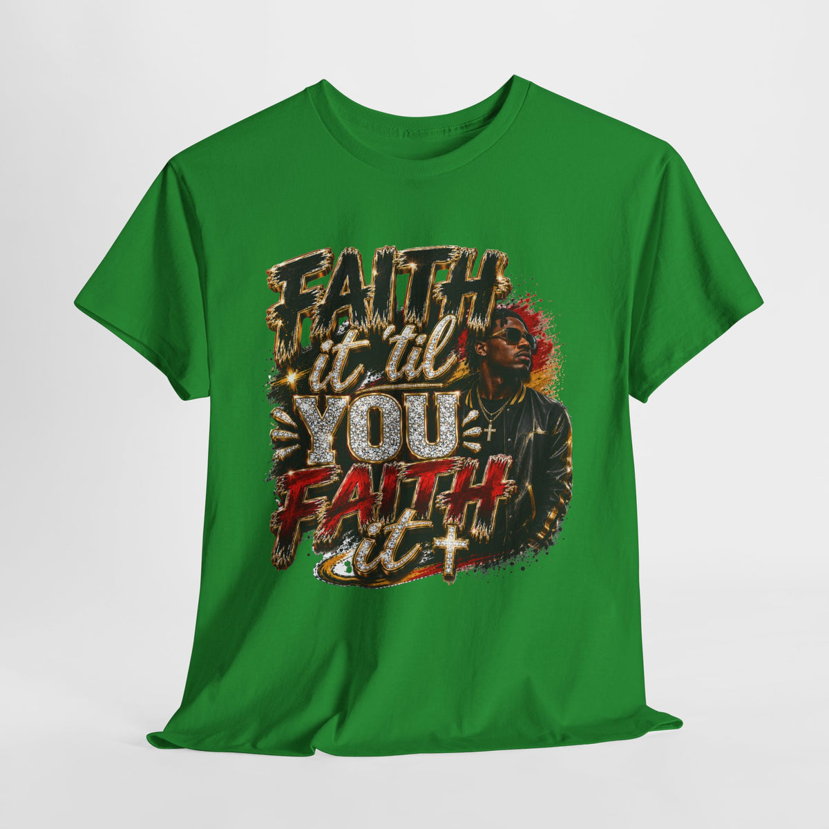 Faith It Til You Faith It #1 Unisex Heavy Cotton Tee