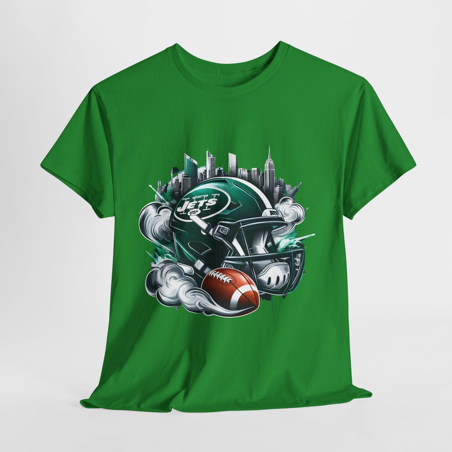 Sports NY Jets Football Helmet #1 Unisex Heavy Cotton Tee