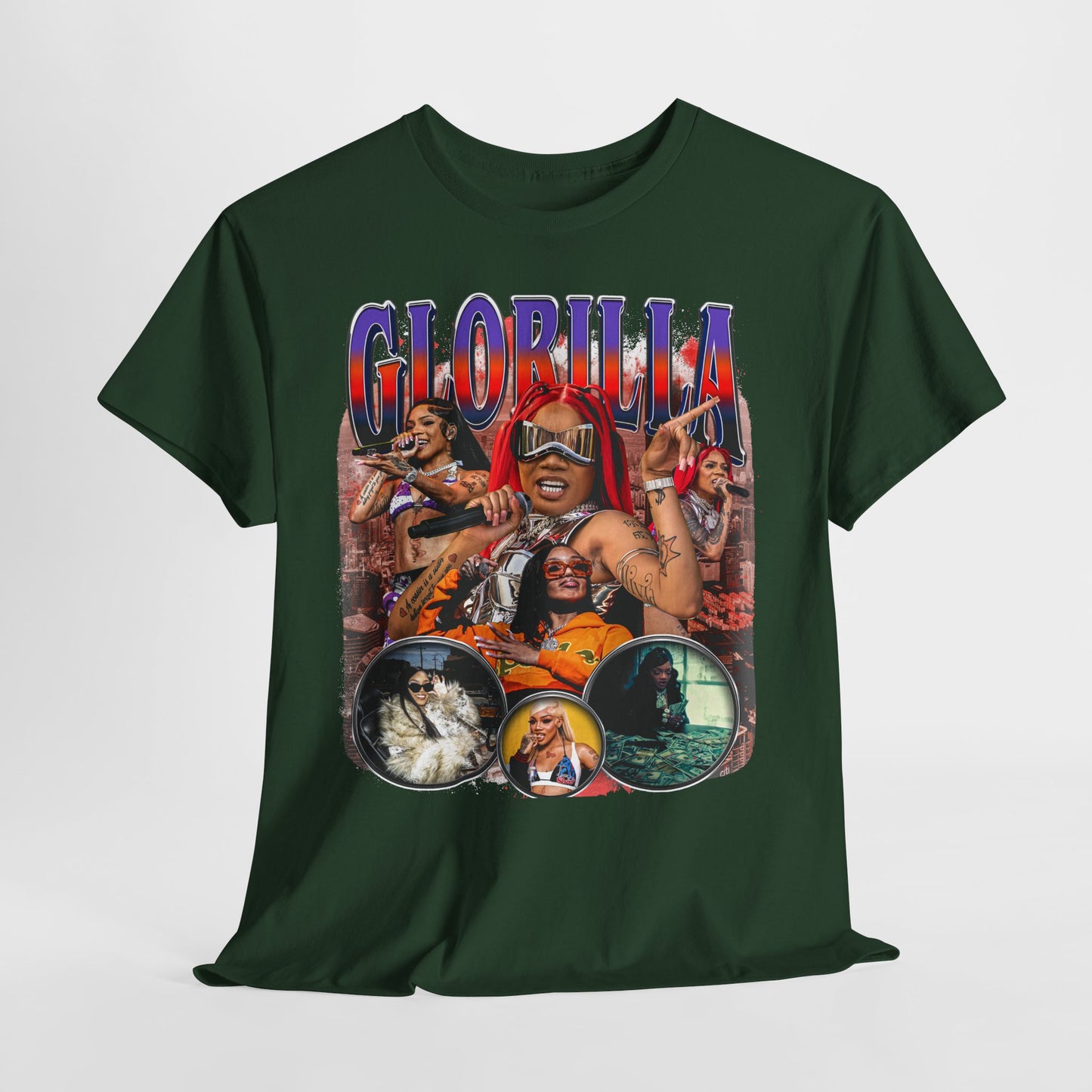 GloRilla 1 Hip-Hop Unisex Heavy Cotton Tee - 312tshirts 2