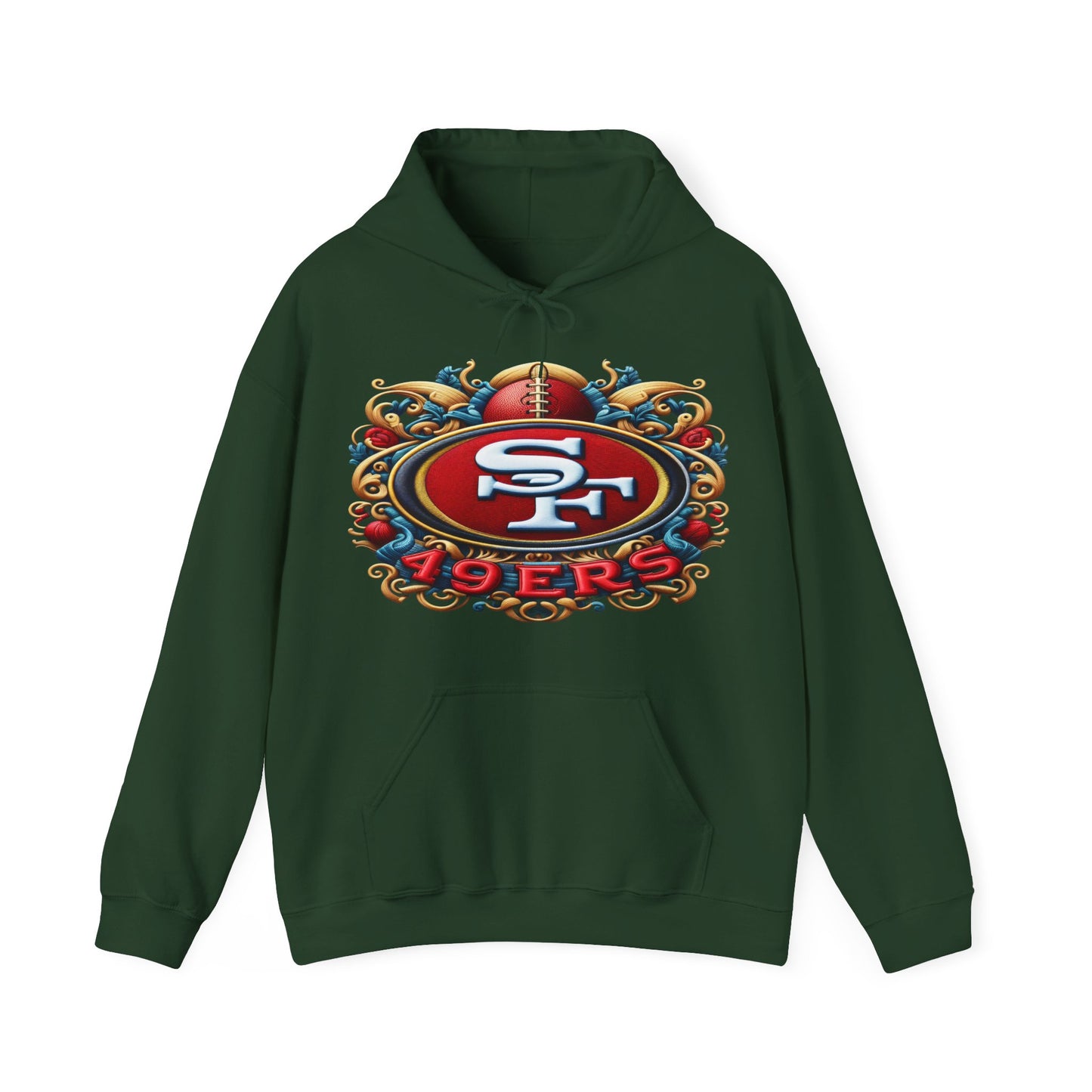 Sports 49ers Football Logo #1 Unisex Heavy Sweatshirt Hoodie
