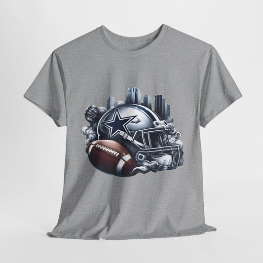 Sports Cowboys Football Helmet #1 Unisex Heavy Cotton Tee