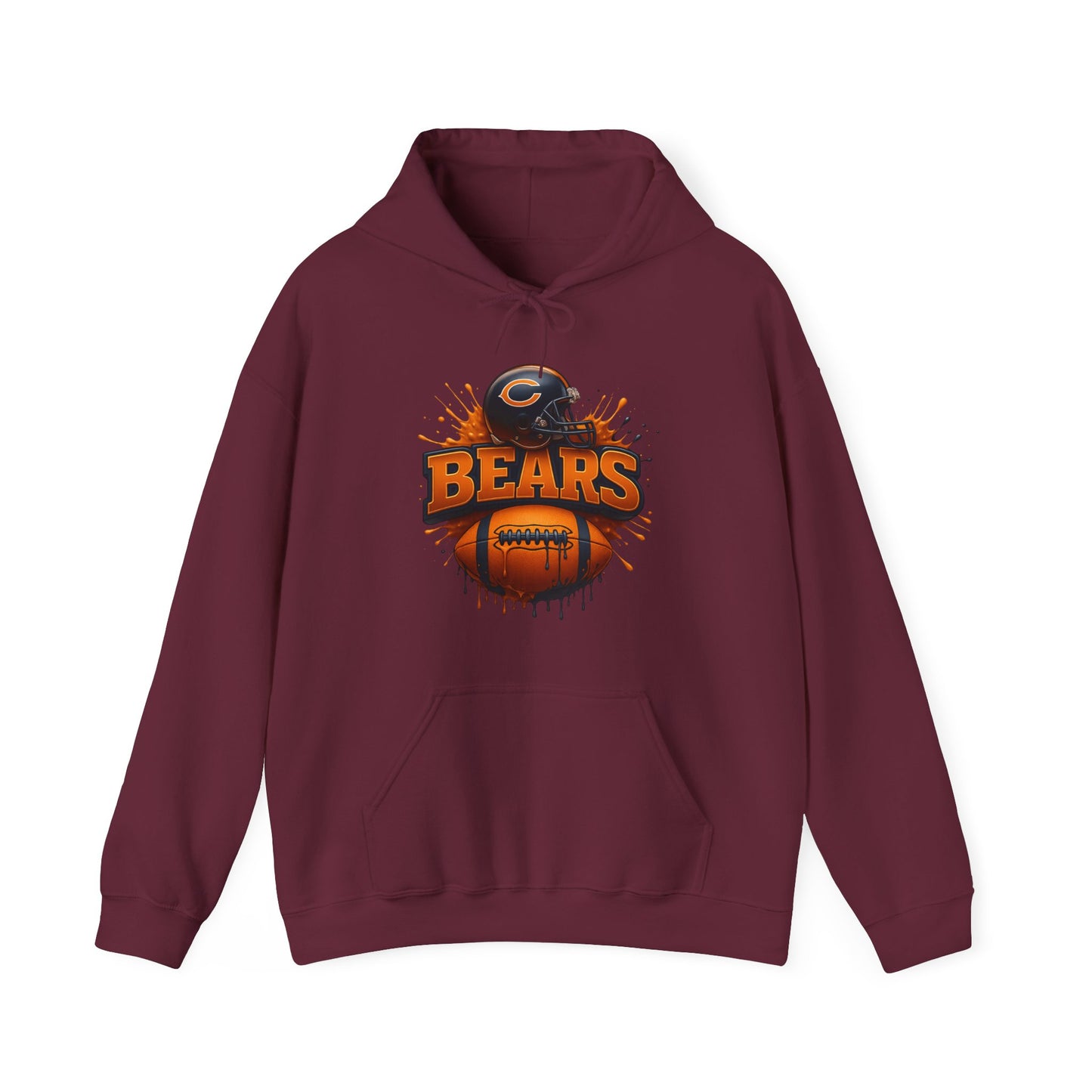 Sports Bears Football Logo #2 Unisex Heavy Sweatshirt Hoodie