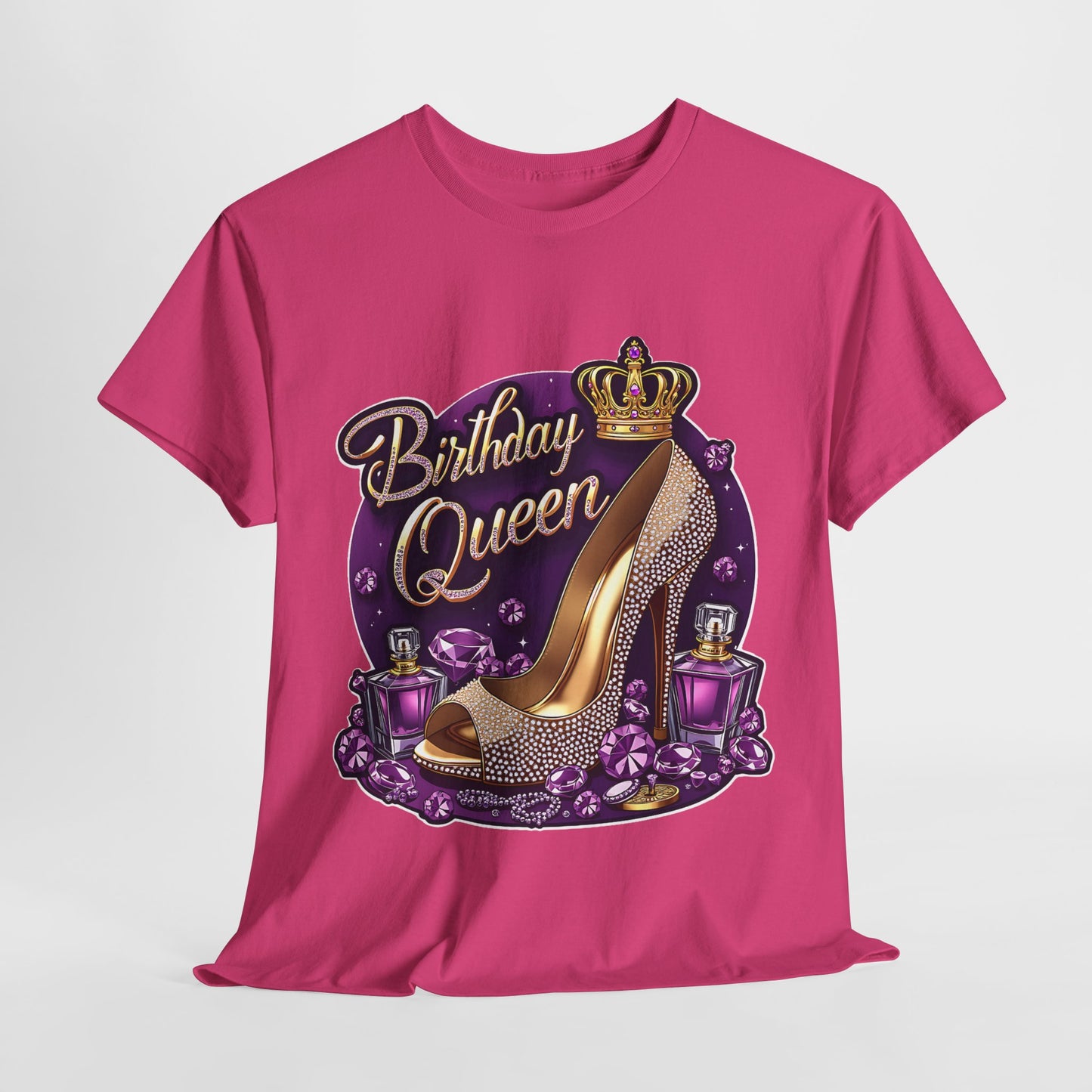 Purple Birthday Queen #17 Unisex Heavy Cotton Tee