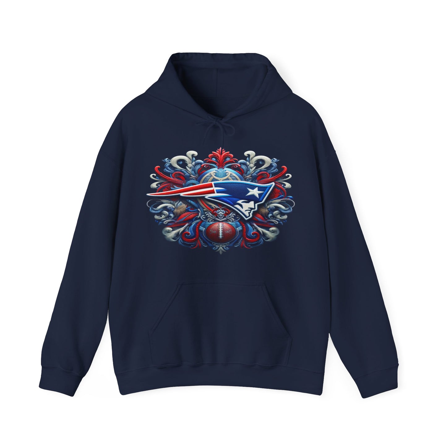 Sports Patriots Football Logo #1 Unisex Heavy Sweatshirt Hoodie
