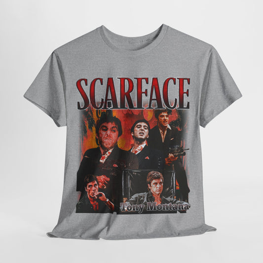 Scarface Tony Montana 2 Unisex Heavy Cotton Tee - 312tshirts 2