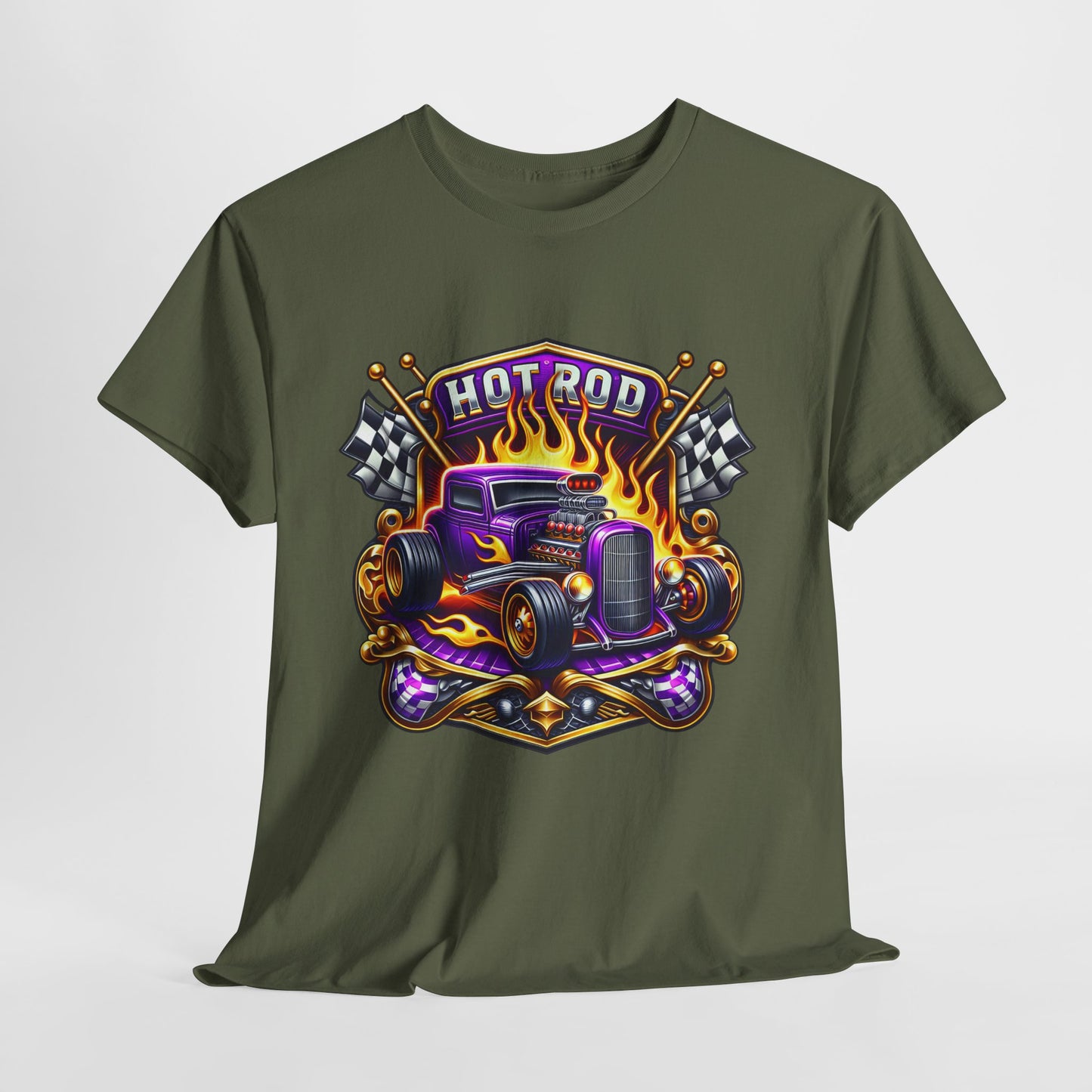 Hot Rod #8 Unisex Heavy Cotton Tee - 312tshirts 2