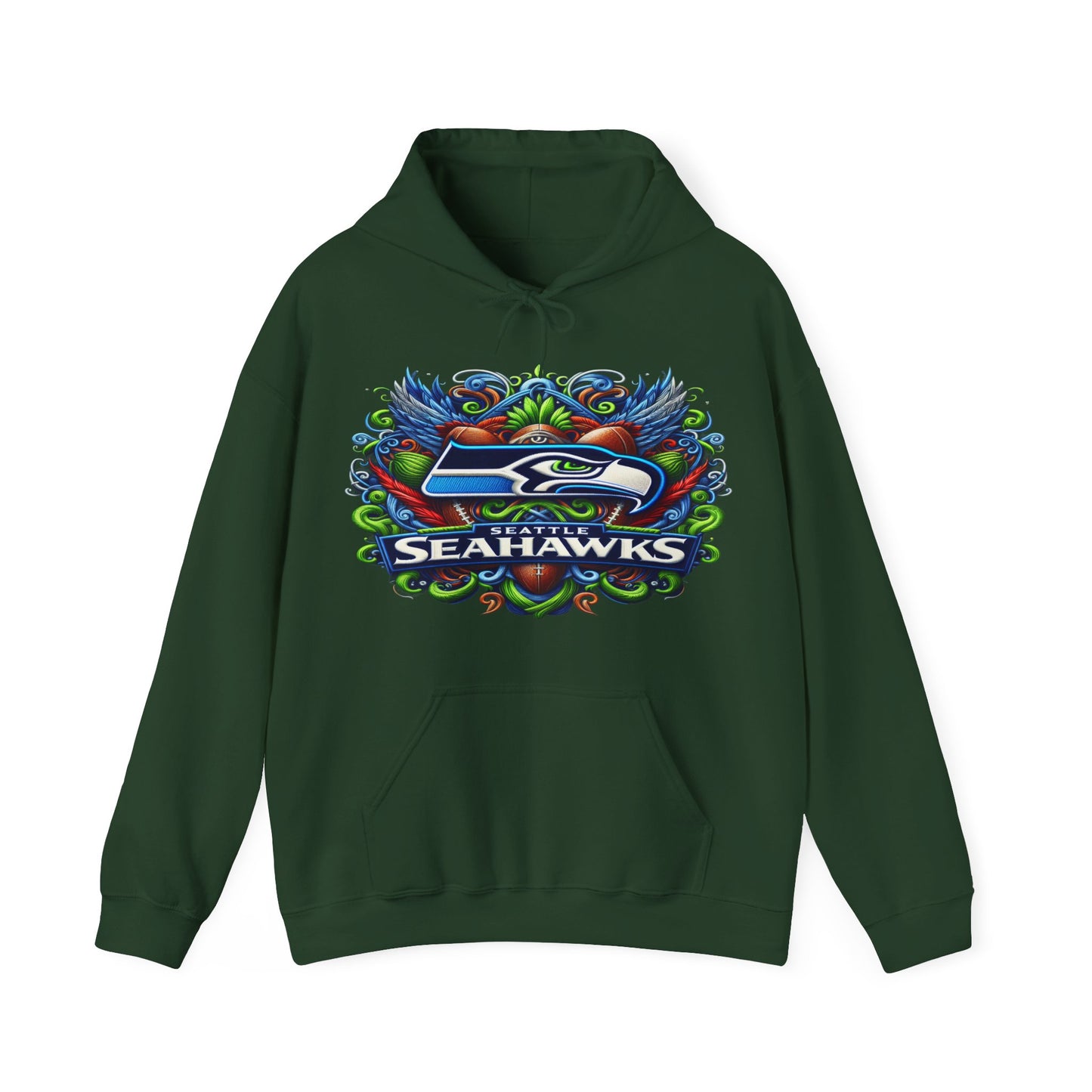 Sports Seahawks Football Logo #1 Unisex Heavy Sweatshirt Hoodie