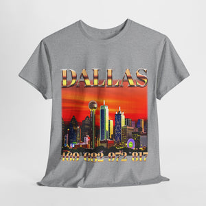 Dallas area codes 2 Unisex Heavy Cotton Tee