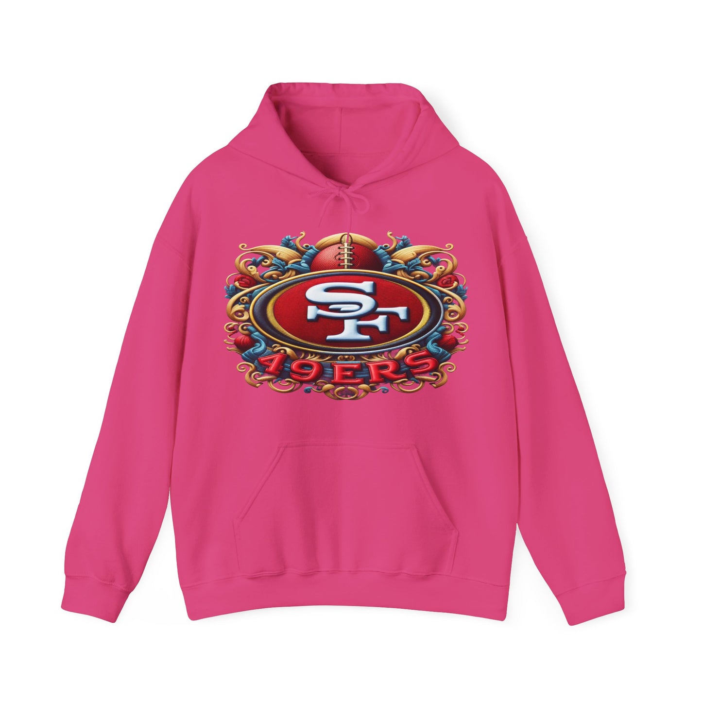 Sports 49ers Football Logo #1 Unisex Heavy Sweatshirt Hoodie