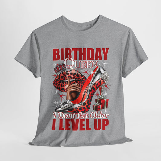 Birthday Queen Lips & Shoe #3 Heavy Cotton Tee - 312tshirts 2