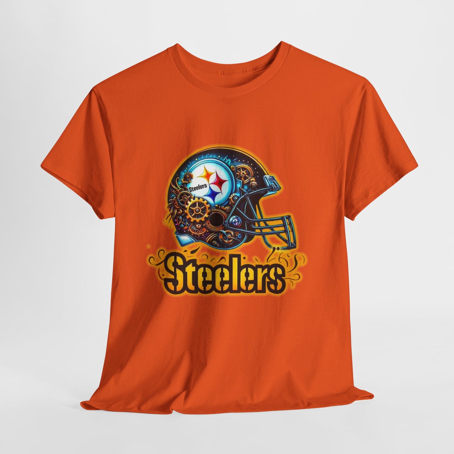 Sports Steelers Football Helmet #2 Unisex Heavy Cotton Tee