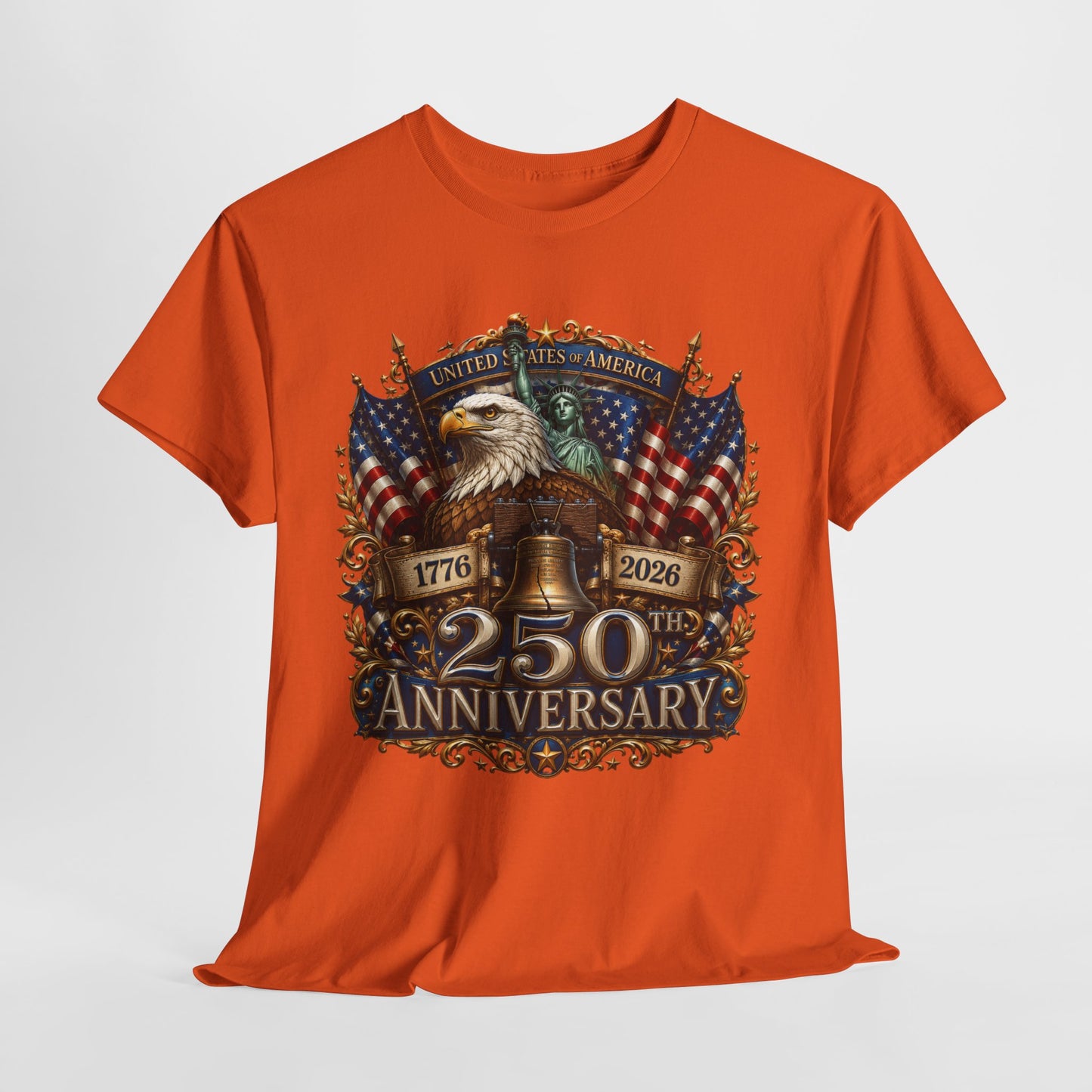250 Years America #17 Unisex Heavy Cotton Tee - 312tshirts 2