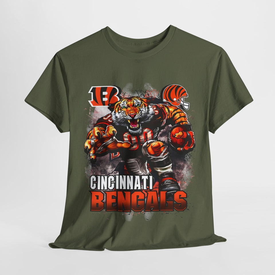 NFL Mascot Cincinnati Unisex Heavy Cotton Tee