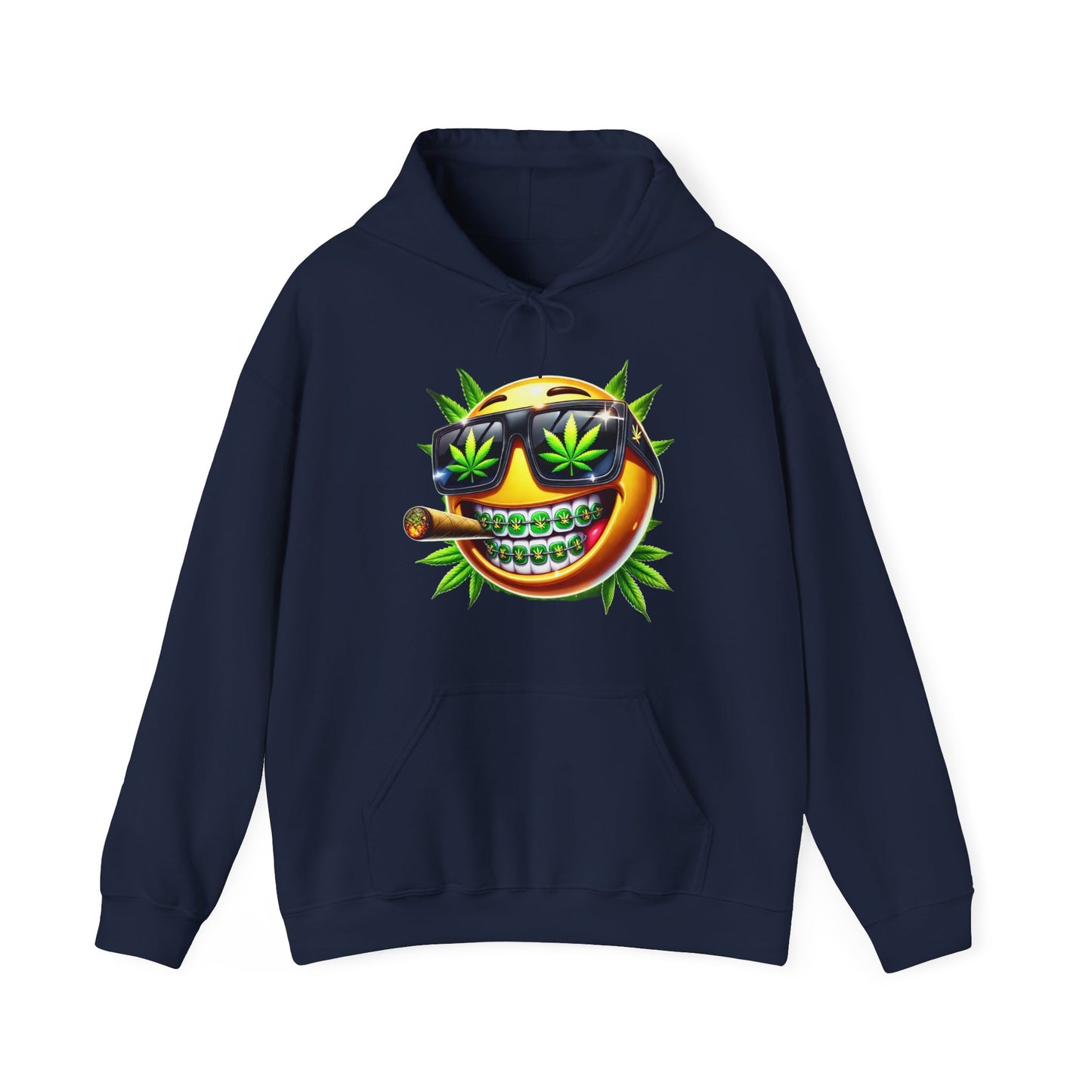 420 Emoji #1 Unisex Heavy Sweatshirt Hoodie