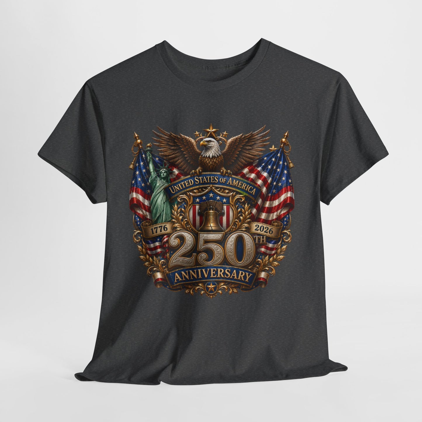 250 Years America #18 Unisex Heavy Cotton Tee - 312tshirts 2