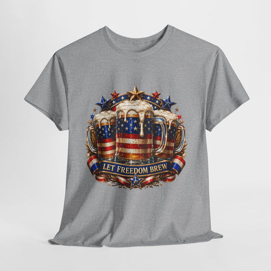 American Flag Mugs #1 Unisex Heavy Cotton Tee - 312tshirts 2