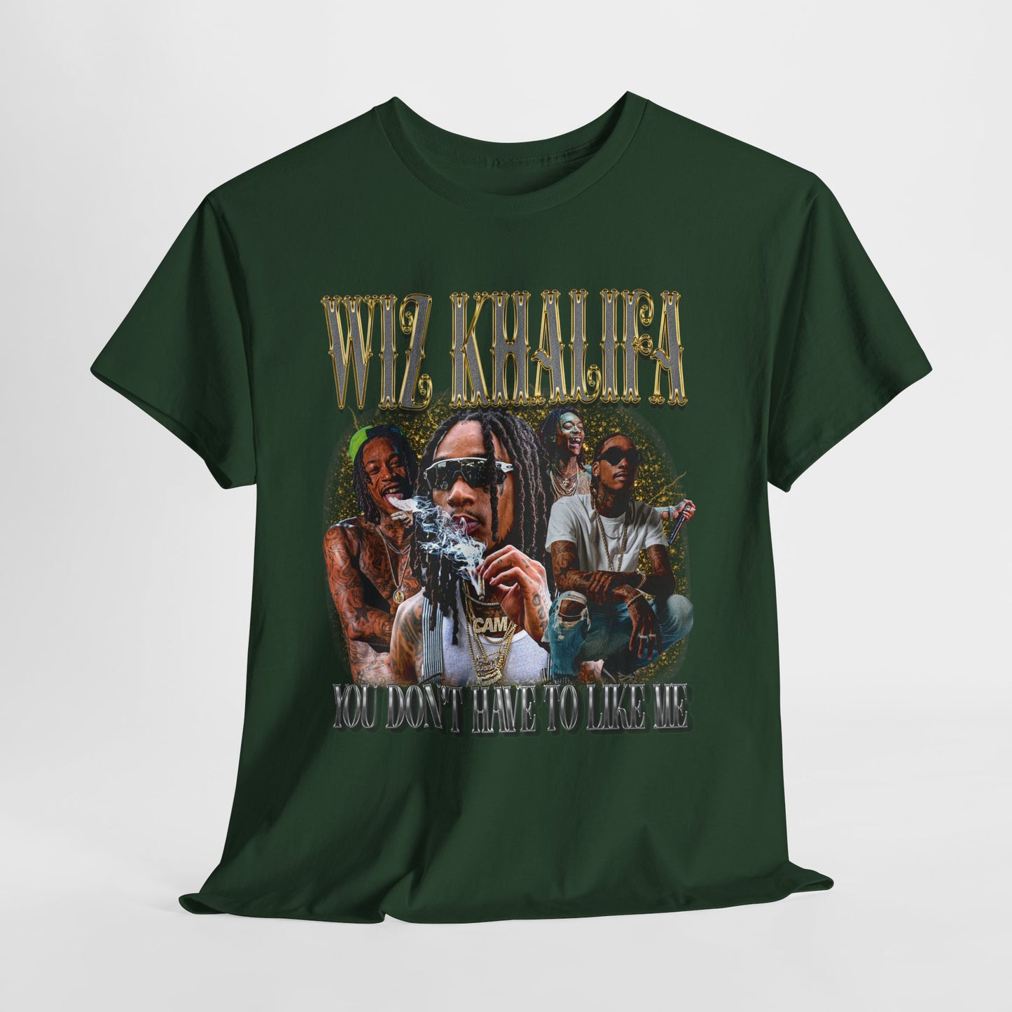 Wiz Khalifa Hip-Hop Unisex Heavy Cotton Tee