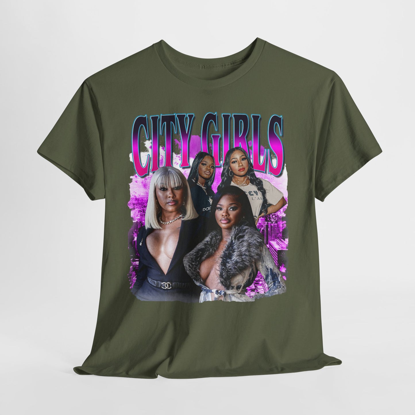 City Girls 2 Hip-Hop Unisex Heavy Cotton Tee - 312tshirts 2