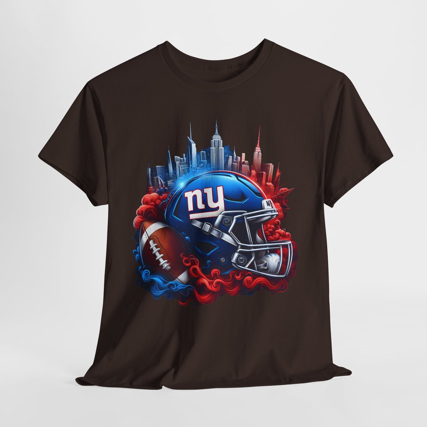 Sports NY Giants Football Helmet #1 Unisex Heavy Cotton Tee