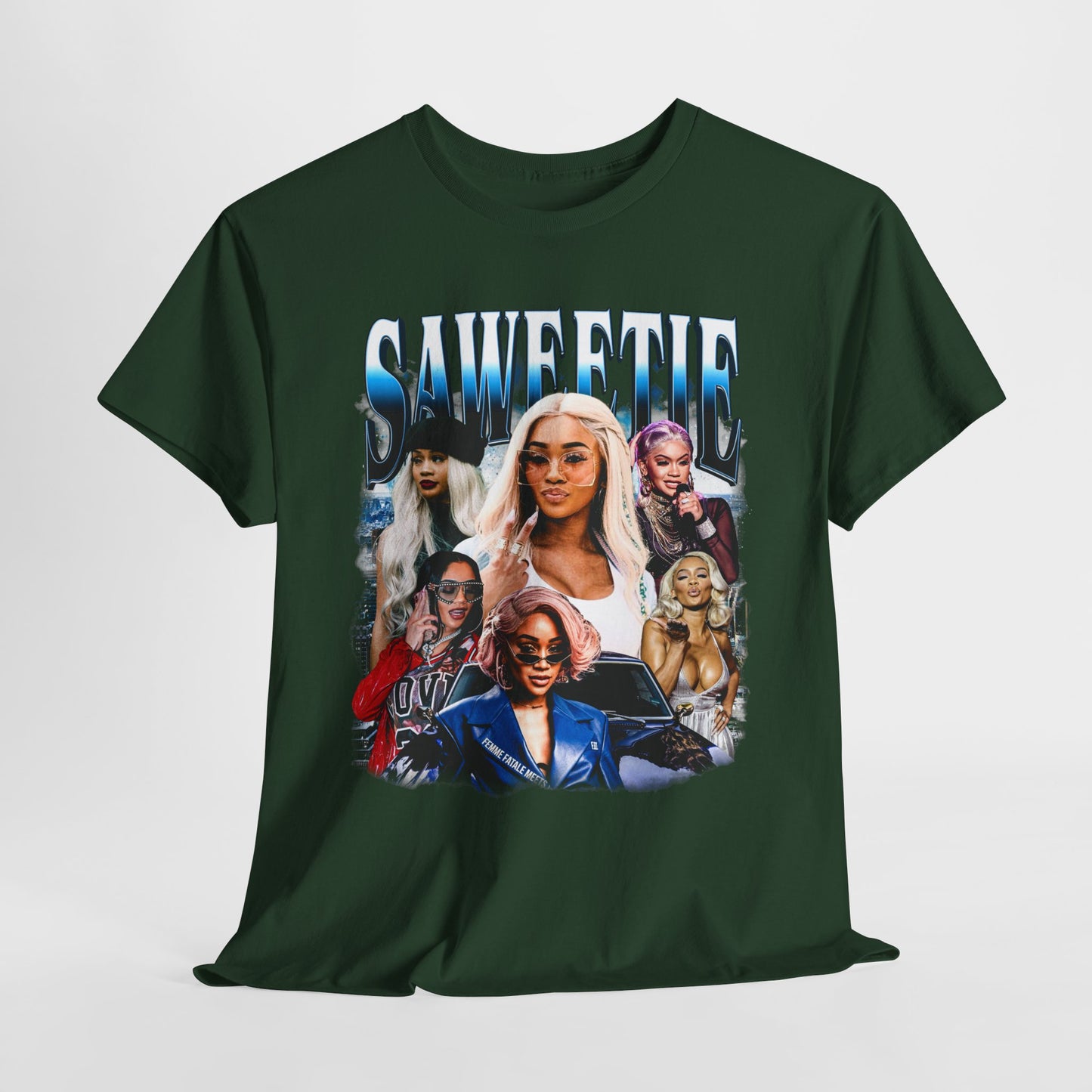 Saweetie 2 Hip-Hop Unisex Heavy Cotton Tee - 312tshirts 2